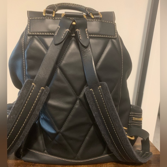 Authentic fully leather burberry backpack/rucksack - Picture 3 of 12